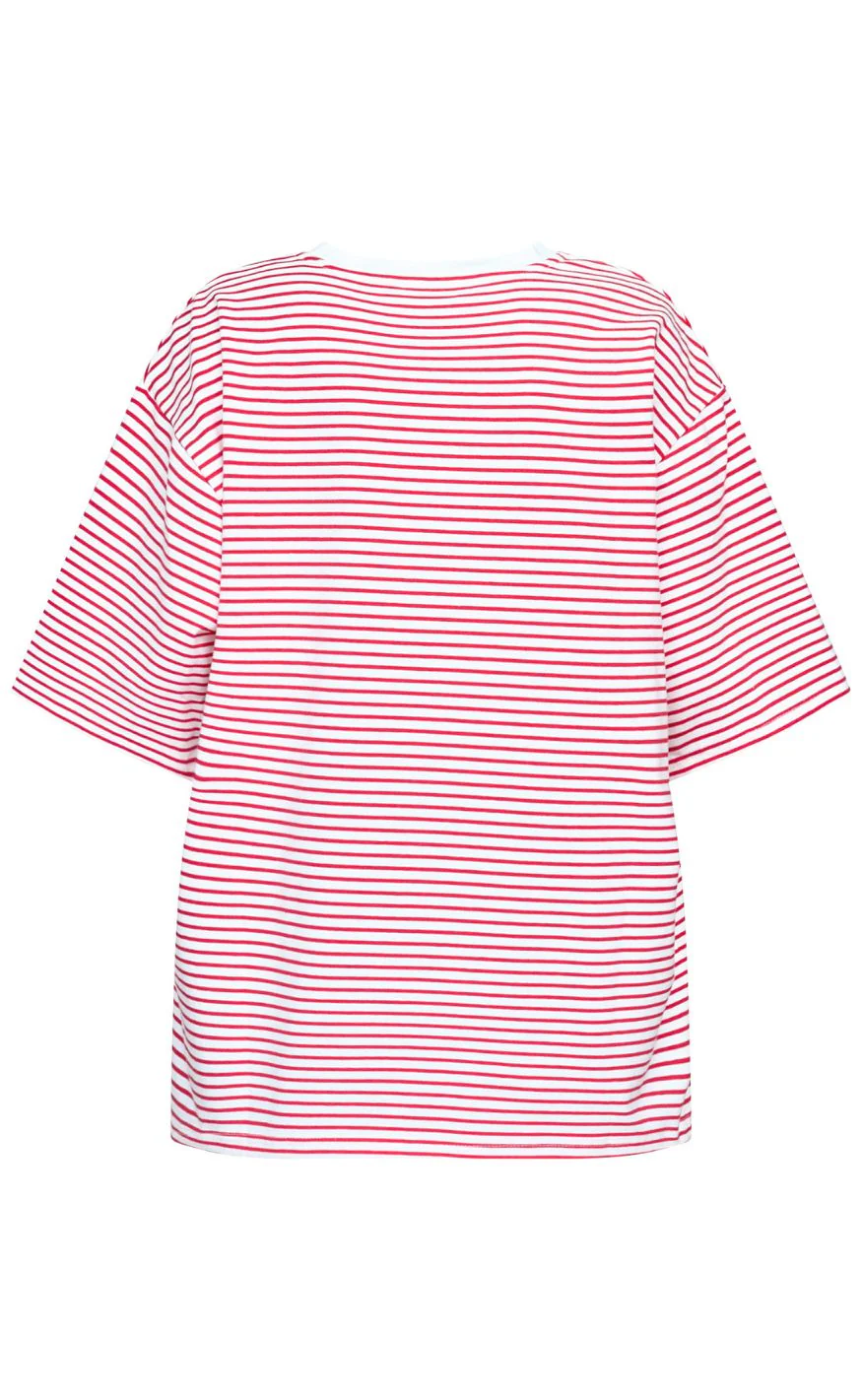 Sisters Point T-shirt - VEZ-SS - White/Red - Image 4