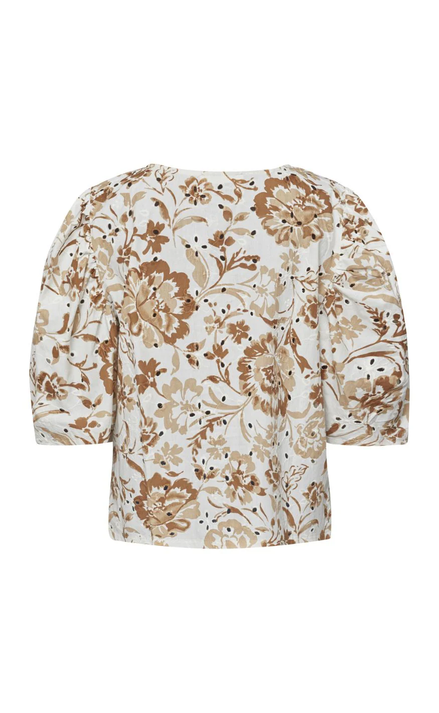 Sisters Point Top - GILMA-N.T2 - Cream/Brown - Image 4