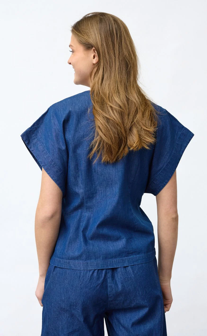 Sisters Point Vest - EVELA-VE3 - D. Blue Denim - Image 9