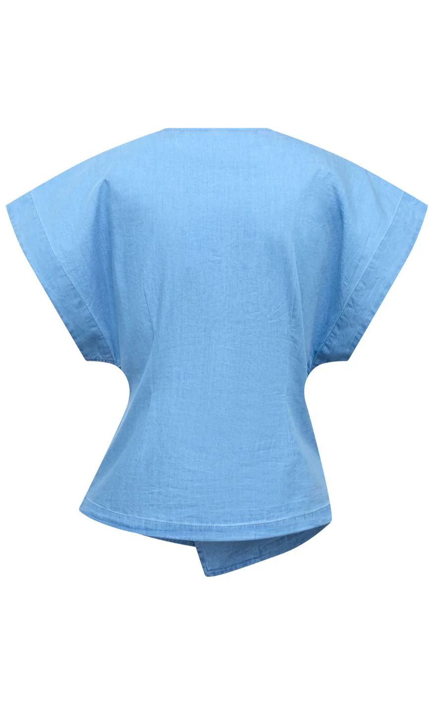 Sisters Point Vest - EVELA-VE3 - L. Blue Denim - Image 6