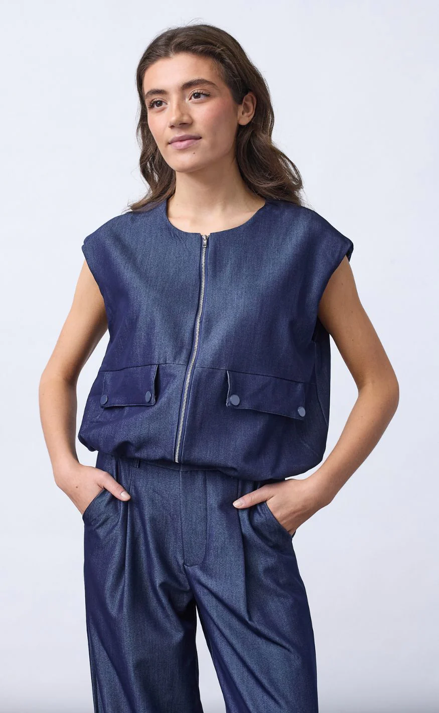 Sisters Point Vest - GARWIN-VE5 - Denim - Image 10