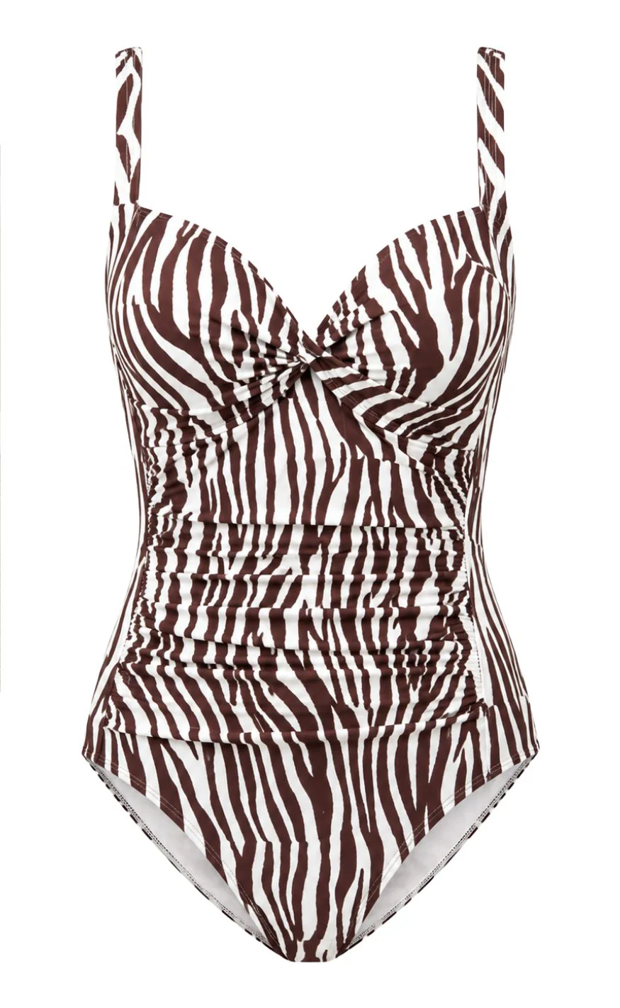Unica Copenhagen Badedragt - Alma - Brown Zebra - Image 2